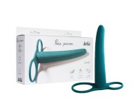 Насадка для двойного проникновения Pure Passion Gimlet зеленая