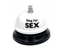 Звонок настольный Ring For Sex белый