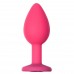 Анальная пробка Emotions Cutie Small Pink black crystal