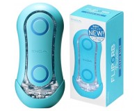 Футуристичный мастурбатор Tenga Flip ORB Ocean голубой