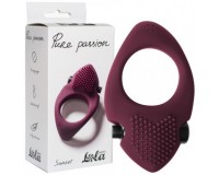 Эрекционное виброкольцо Pure Passion Sunset Wine red