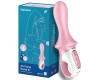 Расширяющийся анальный смарт-вибратор Satisfyer Air Pump Booty 5+ розовый