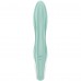 Расширяющийся смарт-вибратор с клиторальным стимулятором Satisfyer Air Pump Bunny 5+ зеленый