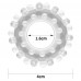 Прозрачное эрекционное кольцо Power Plus Cock Ring