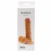 Фаллоимитатор с прямым стволом и объемной мошонкой Nudes Fearless