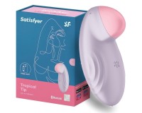 Перезаряжаемый смарт-стимулятор с вибрацией Satisfyer Tropical Tip