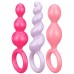 Набор разноцветных анальных стимуляторов Satisfyer Booty Call