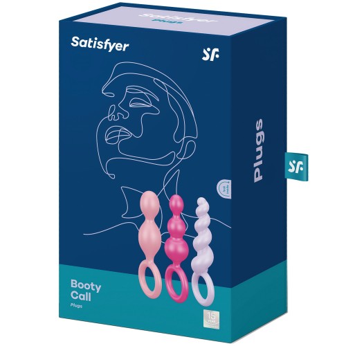 Набор разноцветных анальных стимуляторов Satisfyer Booty Call
