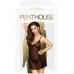 Прозрачная черная сорочка со стрингами Penthouse Casual Seduction M/L