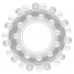 Прозрачное эрекционное кольцо Power Plus Cock Ring