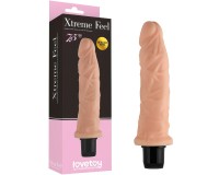 Рельефный вибратор Xtreme Feel Cyberskin 20 см