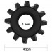 Эрекционное черное кольцо Power Plus Cock Ring