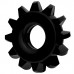 Эрекционное черное кольцо Power Plus Cock Ring