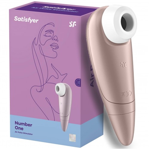 Вакуумно-волновой бесконтактный стимулятор клитора Satisfyer Number One Вакуумно-волновой бесконтактный стимулятор клитора Satisfyer Number One