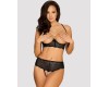 Откровенный эротический комплект с белыми жемчужинами Pearlove XS/S