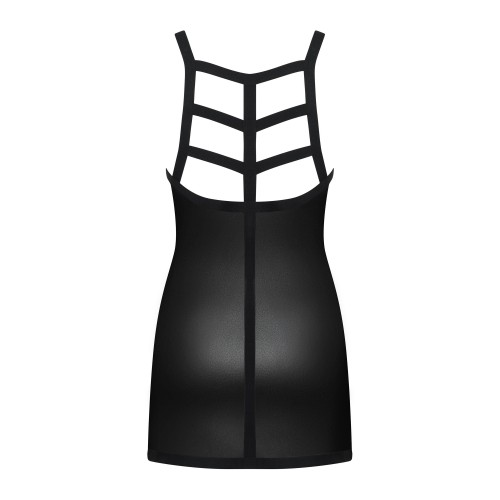 Сорочка и трусики-стринги из материала Wet Look Leatheria S/M Сорочка и трусики-стринги из материала Wet Look Leatheria S/M