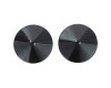 Черные металлические круглые пэстисы 