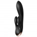 Смарт-вибратор с клиторальным стимулятором Satisfyer Double Flex черный Смарт-вибратор с клиторальным стимулятором Satisfyer Double Flex черный