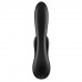 Смарт-вибратор с клиторальным стимулятором Satisfyer Double Flex черный Смарт-вибратор с клиторальным стимулятором Satisfyer Double Flex черный