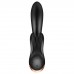 Смарт-вибратор с клиторальным стимулятором Satisfyer Double Flex черный Смарт-вибратор с клиторальным стимулятором Satisfyer Double Flex черный