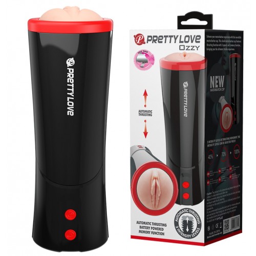 Мастурбатор Pretty Love Ozzy с поступательными движениями, функцией посасывания и голосовым сопровождением Мастурбатор Pretty Love Ozzy с поступательными движениями, функцией посасывания и голосовым сопровождением