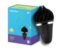 Вращающийся стимулятор Satisfyer Sweet Treat черный