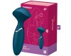 Перезаряжаемый мини-массажер с вибрацией Satisfyer Mini Wand-er синий