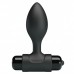 Анальная втулка с вибрацией Pretty Love Vibra Butt Plug черная Анальная втулка с вибрацией Pretty Love Vibra Butt Plug черная