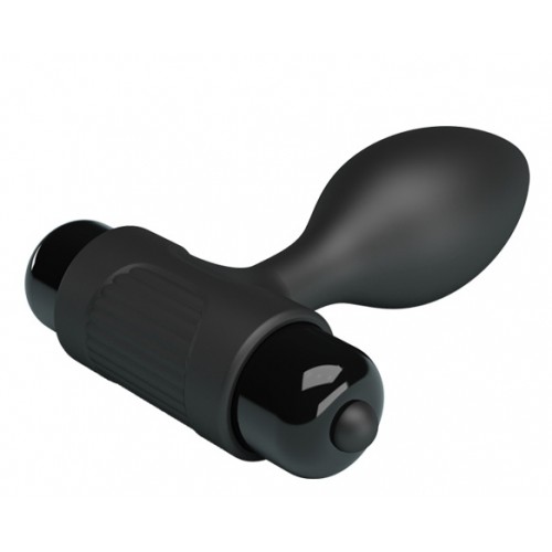 Анальная втулка с вибрацией Pretty Love Vibra Butt Plug черная Анальная втулка с вибрацией Pretty Love Vibra Butt Plug черная