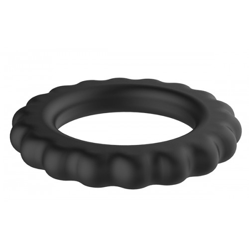 Черное эрекционное кольцо Titan