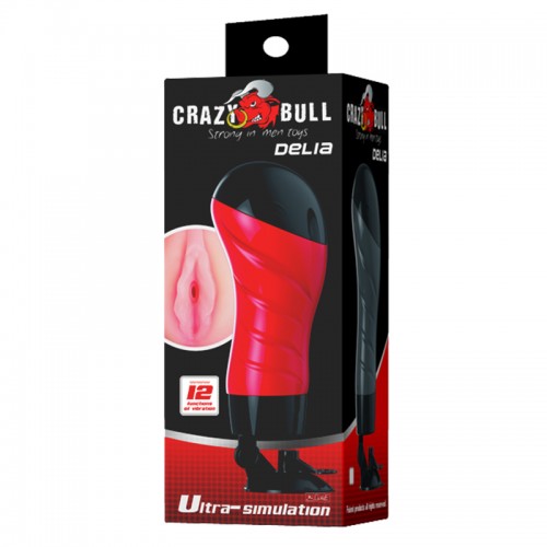 Вибромастурбатор на присоске Crazy Bull Delia Вибромастурбатор на присоске Crazy Bull Delia