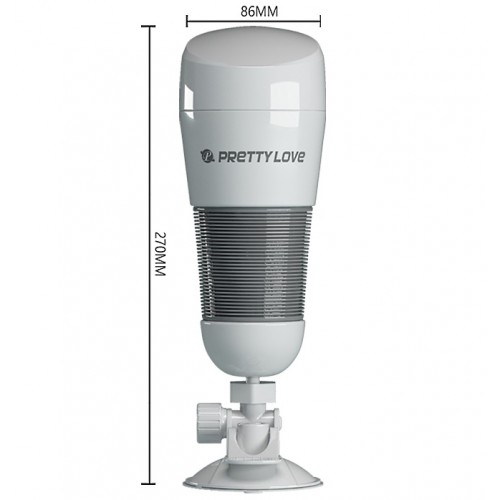 Мастурбатор-вагина в колбе Pretty Love Hedy с вибрацией на присоске