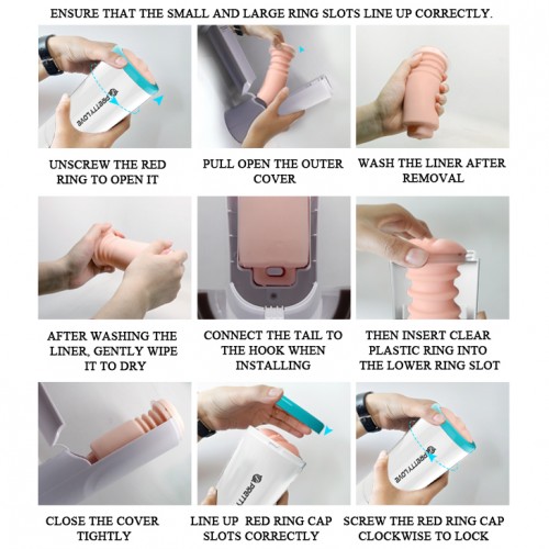 Мастурбатор Pretty Love Aby с поступательными движениями и функцией посасывания Мастурбатор Pretty Love Aby с поступательными движениями и функцией посасывания