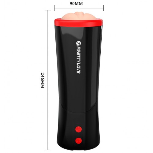 Мастурбатор Pretty Love Ozzy с поступательными движениями и функцией посасывания Мастурбатор Pretty Love Ozzy с поступательными движениями и функцией посасывания