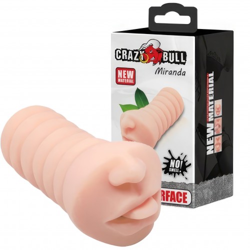 Мастурбатор-ротик с язычком Crazy Bull Miranda
