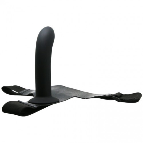 Страпон с силиконовым фаллоимитатором 17 см Страпон с силиконовым фаллоимитатором 17 см