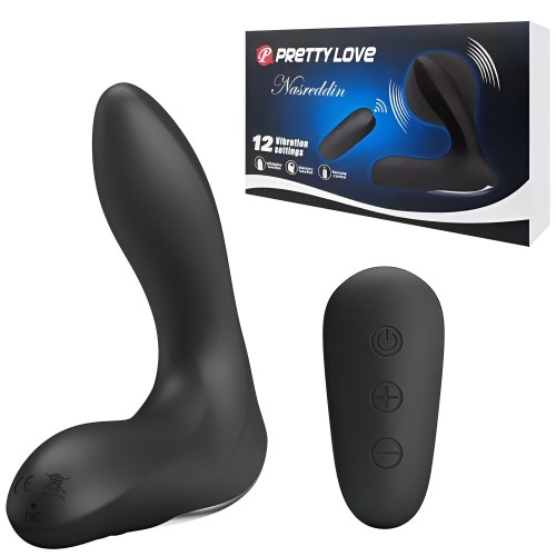 Вибромассажер простаты с функцией расширения и с пультом ДУ Pretty Love Nasreddin Вибромассажер простаты с функцией расширения и с пультом ДУ Pretty Love Nasreddin