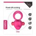 Двойное виброкольцо Power Clit Duo Silicone Cockring розовое