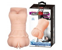Мастурбатор в платьице с эффектом лубрикации Crazy Bull