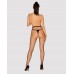 Сексуальные черные колготки в крупную сетку XL/XXL