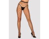 Сексуальные черные колготки в крупную сетку XL/XXL