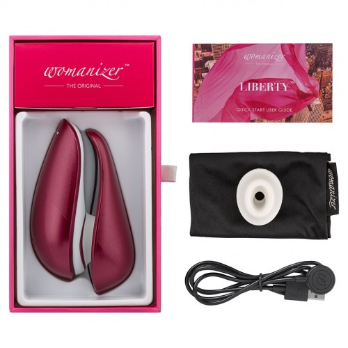 Бесконтактный вакуумно-волновой стимулятор клитора Womanizer Liberty Бесконтактный вакуумно-волновой стимулятор клитора Womanizer Liberty