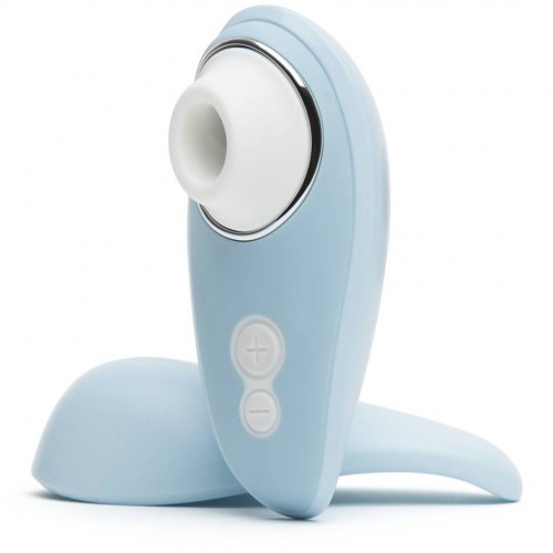 Бесконтактный вакуумно-волновой стимулятор клитора Womanizer Liberty голубой