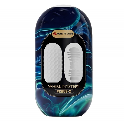 Двустороннее яйцо-мастурбатор Pretty Love Whirl Mystery Venus-X Двустороннее яйцо-мастурбатор Pretty Love Whirl Mystery Venus-X