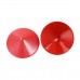Красные металлические круглые пэстисы