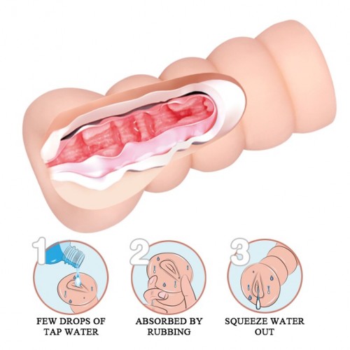 Мастурбатор с эффектом выделения смазки Мастурбатор с эффектом выделения смазки