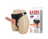 Реалистичный страпон Ultra Passionate Harness 20 см