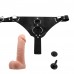 Реалистичный страпон Ultra Passionate Harness 20 см