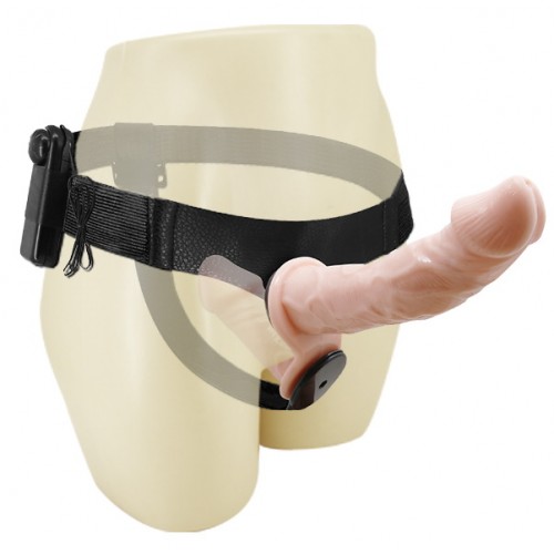 Двойной страпон с вибрацией Ultra Passionate Harness Двойной страпон с вибрацией Ultra Passionate Harness