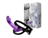 Двойной страпон с вибрацией Ultra Passionate Harness Violet